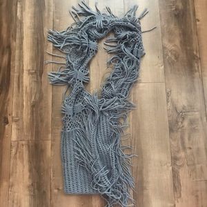 Grey infinity scarf